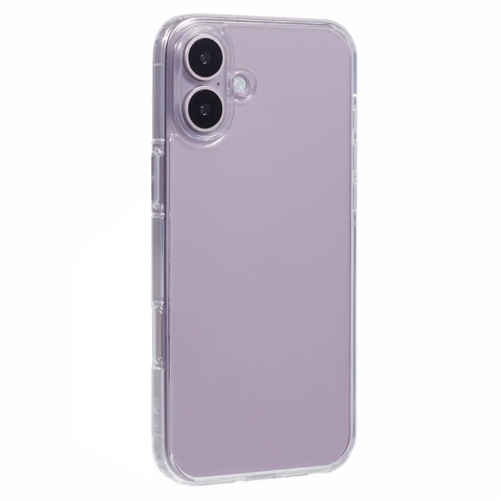 X-LEVEL For iPhone 16 Case Acrylic+Silicone Anti-Scratch Clear Back Phone Cover - Transparent - 1