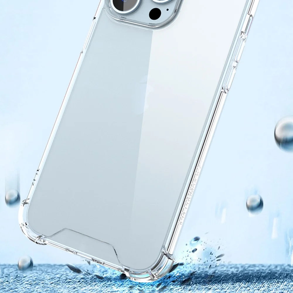 For iPhone 16 Pro Max Case Reinforced Corners TPU Frame + Acrylic Back Phone - 4