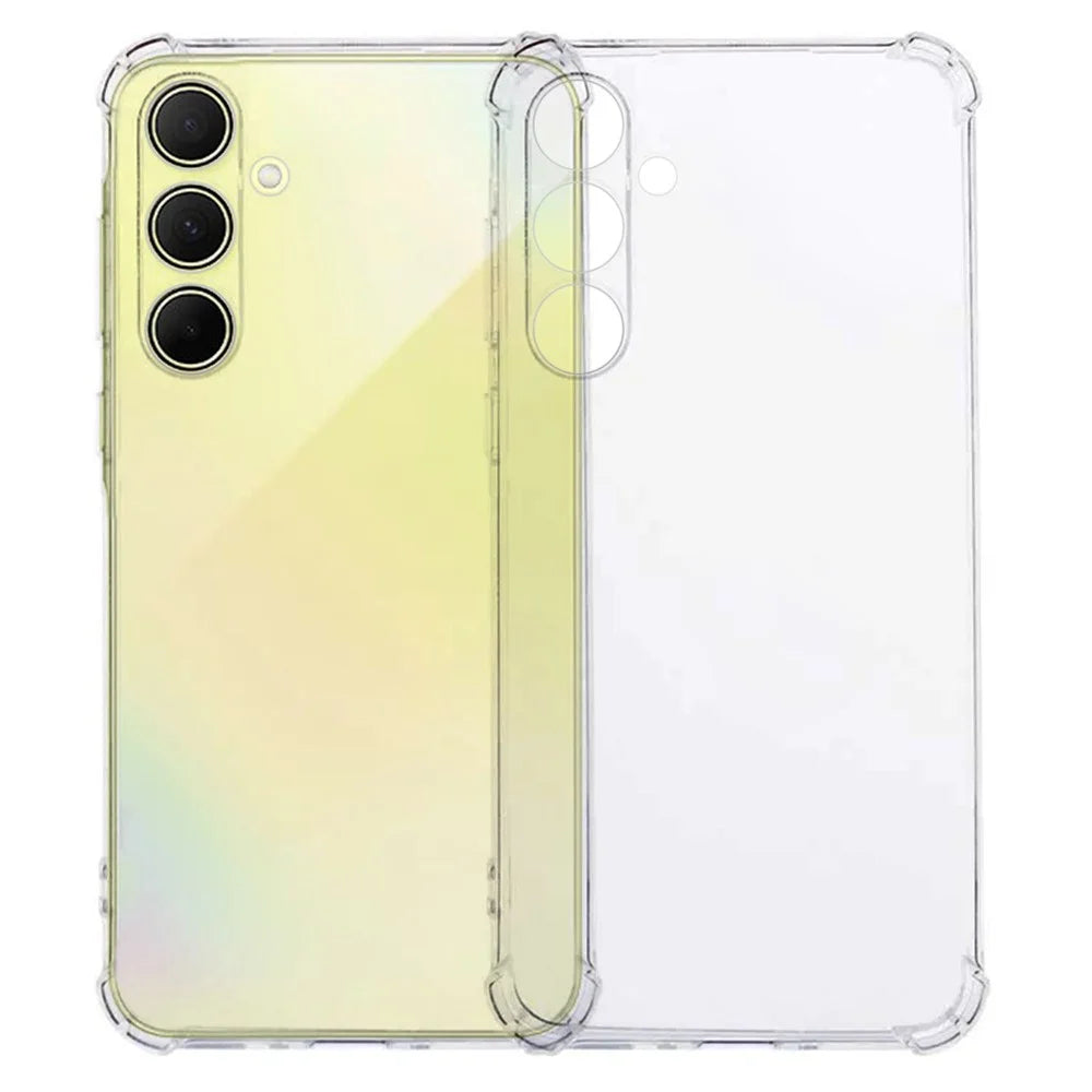 KALEBOL For Samsung Galaxy A55 5G Case 1.5mm TPU Transparent Anti-Drop Phone Cover - 1