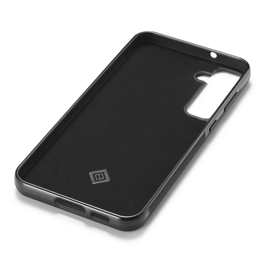 LC.IMEEKE For Samsung Galaxy S24 FE Case Carbon Fiber Texture Leather+TPU+EVA Phone Cover - 2