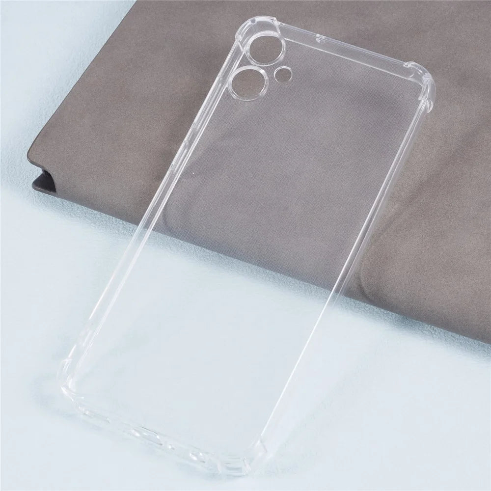 For Samsung Galaxy A06 4G Phone Case Enhanced Four Corner Clear TPU Cover - 3