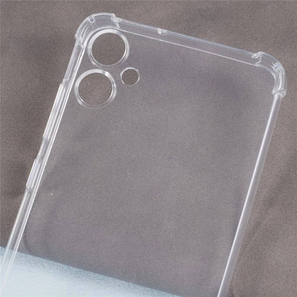 For Samsung Galaxy A06 4G Phone Case Enhanced Four Corner Clear TPU Cover - 5