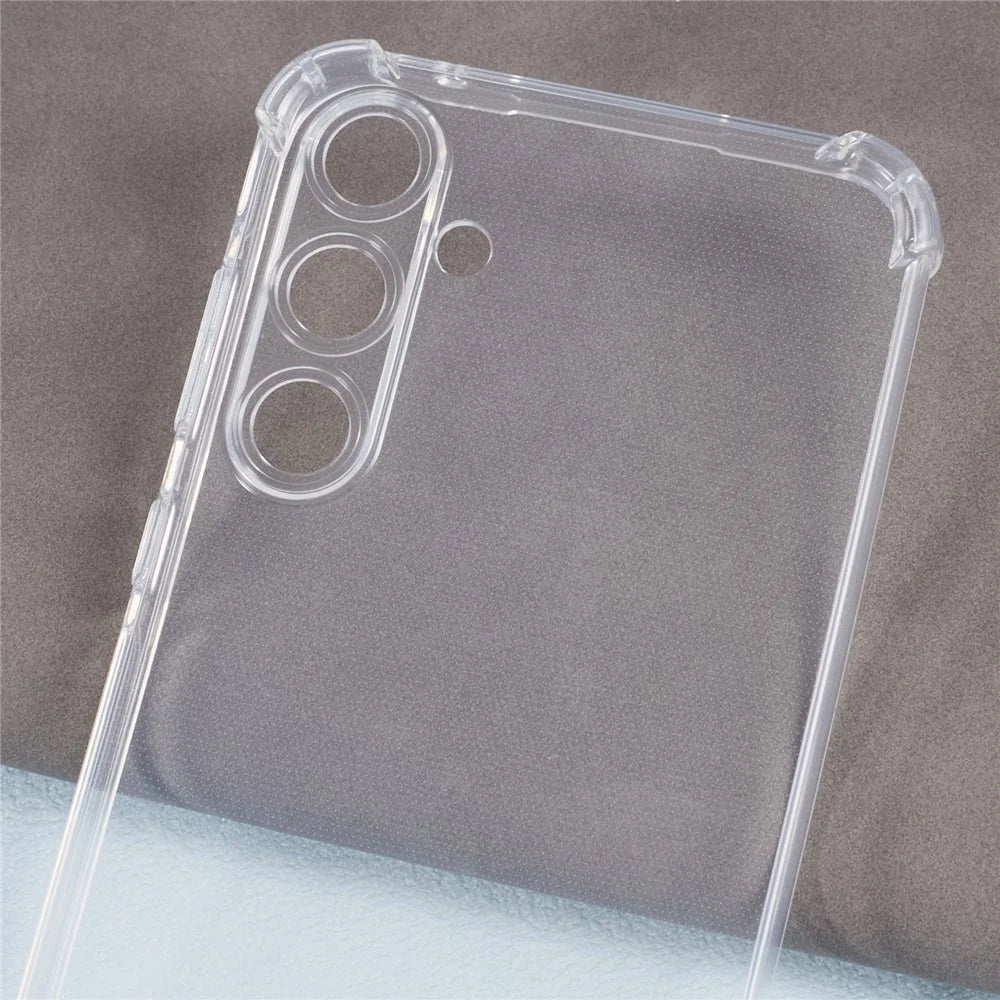 For Samsung Galaxy M55 5G Phone Case Enhanced Four Corner Clear TPU Cover - 5