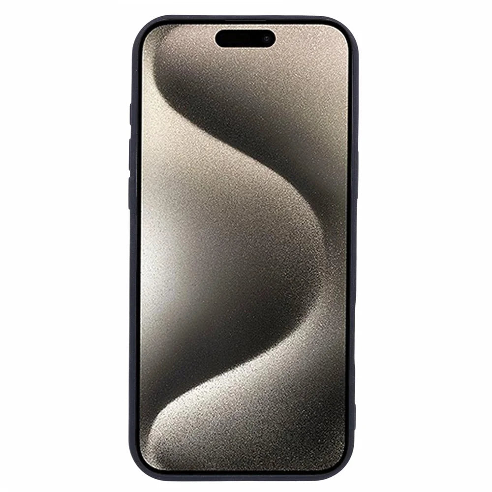 For iPhone 16 Pro Max Case Matte TPU Non-Slip Protective Phone Cover - Black - 2