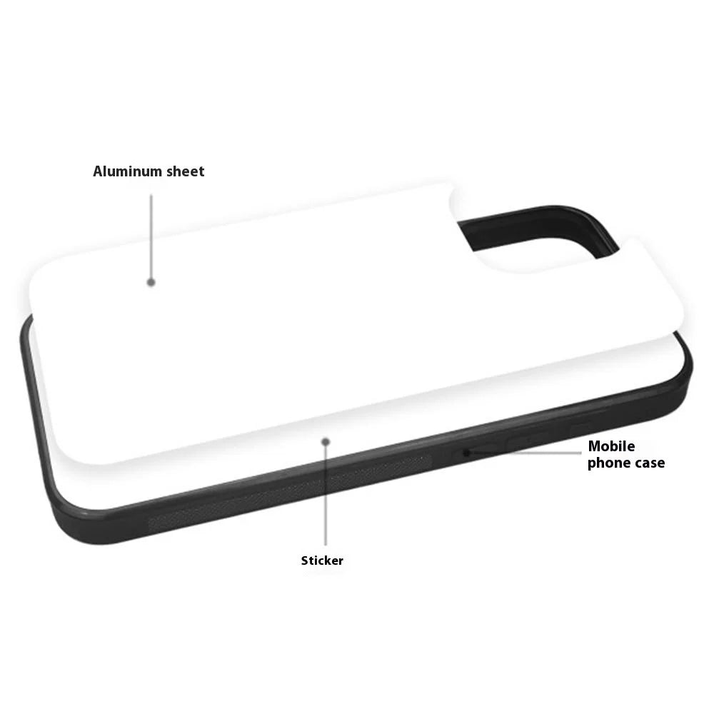 10Pcs  /  Pack For iPhone 16 Plus Case Shockproof PC+TPU Phone Cover Support Heat Transfer Printing - 2