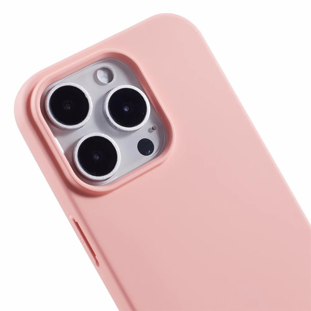 For iPhone 16 Pro Case Arc Edge 2.0mm TPU Protective iPhone Cover - Pink - 6