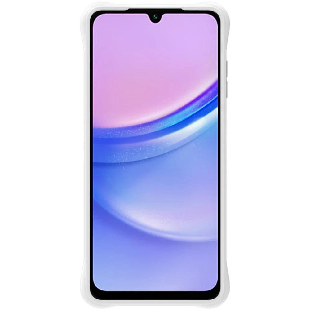 IMAK UC-6 Series for Samsung Galaxy A06 4G Case Water Drop Texture Anti-Skid Matte TPU Cover - Matte White - 3