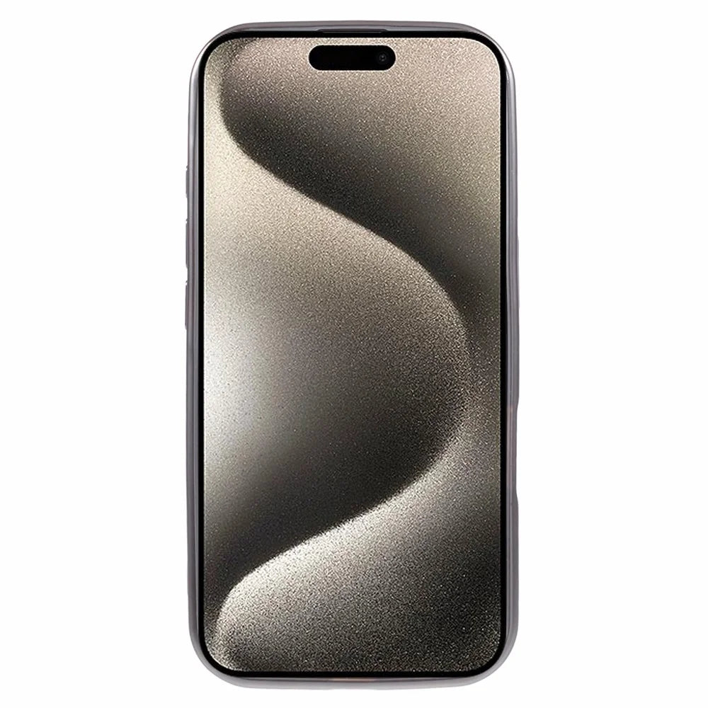 For iPhone 16 Case Matte Electroplating Phone Cover Compatible with MagSafe - Titanium Grey - 2