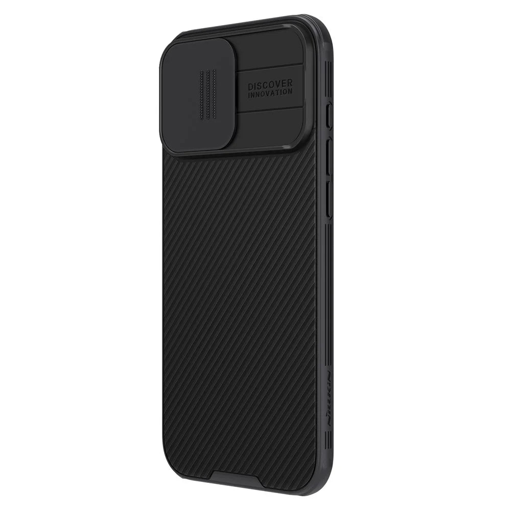 NILLKIN Camshield Pro Series for iPhone 16 Pro Case PC+TPU Slide Camera Lid Phone Cover - Black - 2