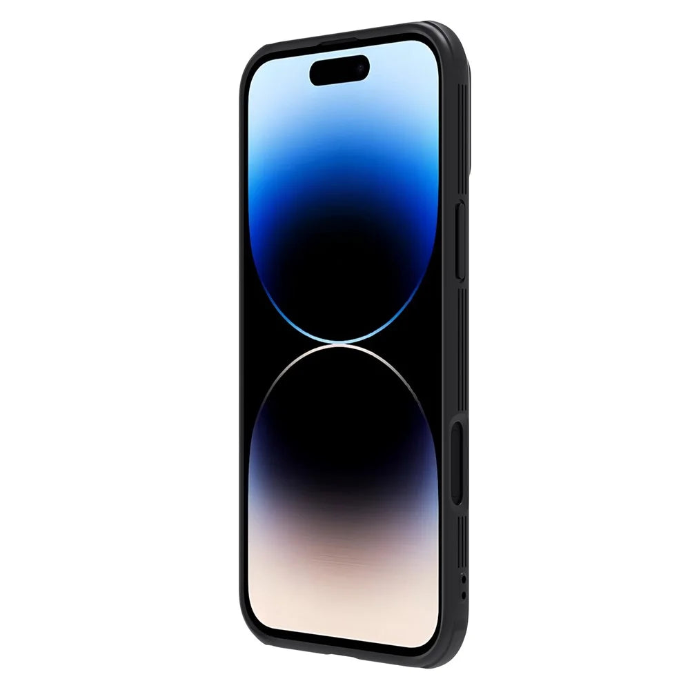 NILLKIN Camshield Pro Series for iPhone 16 Pro Case PC+TPU Slide Camera Lid Phone Cover - Black - 4