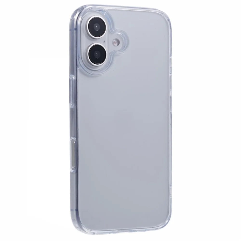 KIGC For iPhone 16 Clear Case TPU+PC Protective Shockproof Phone Cover - 1