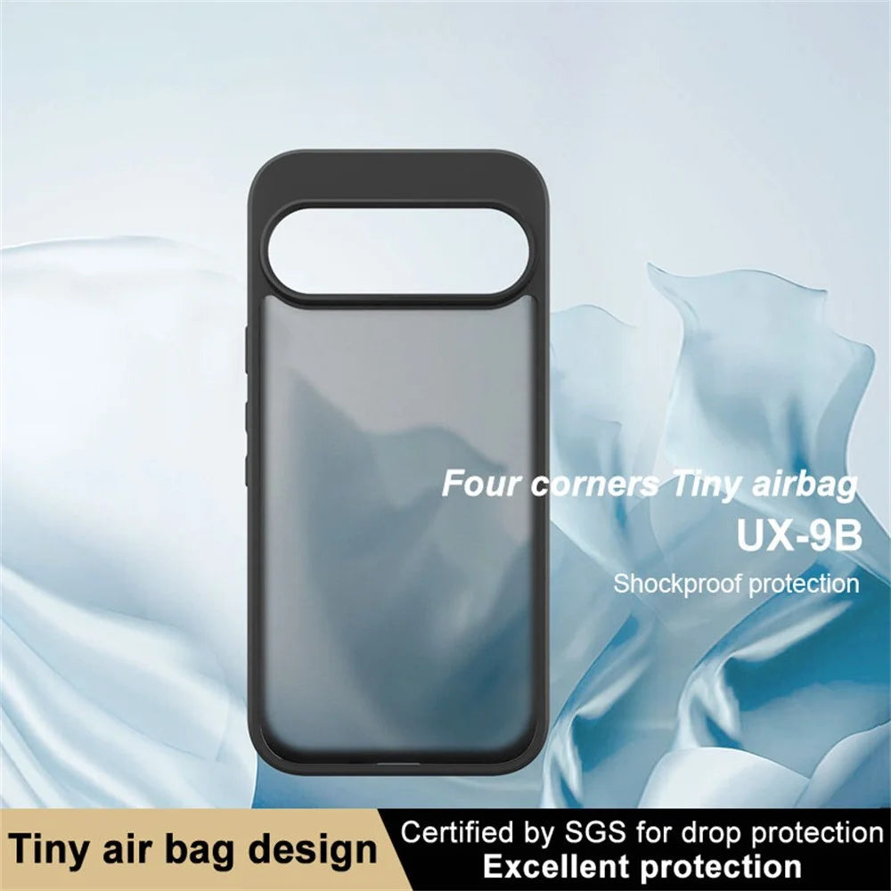 IMAK UX-9B Series for Google Pixel 9 Pro / Pixel 9 Case Tiny Airbag PC+TPU Matte Phone Cover - 2
