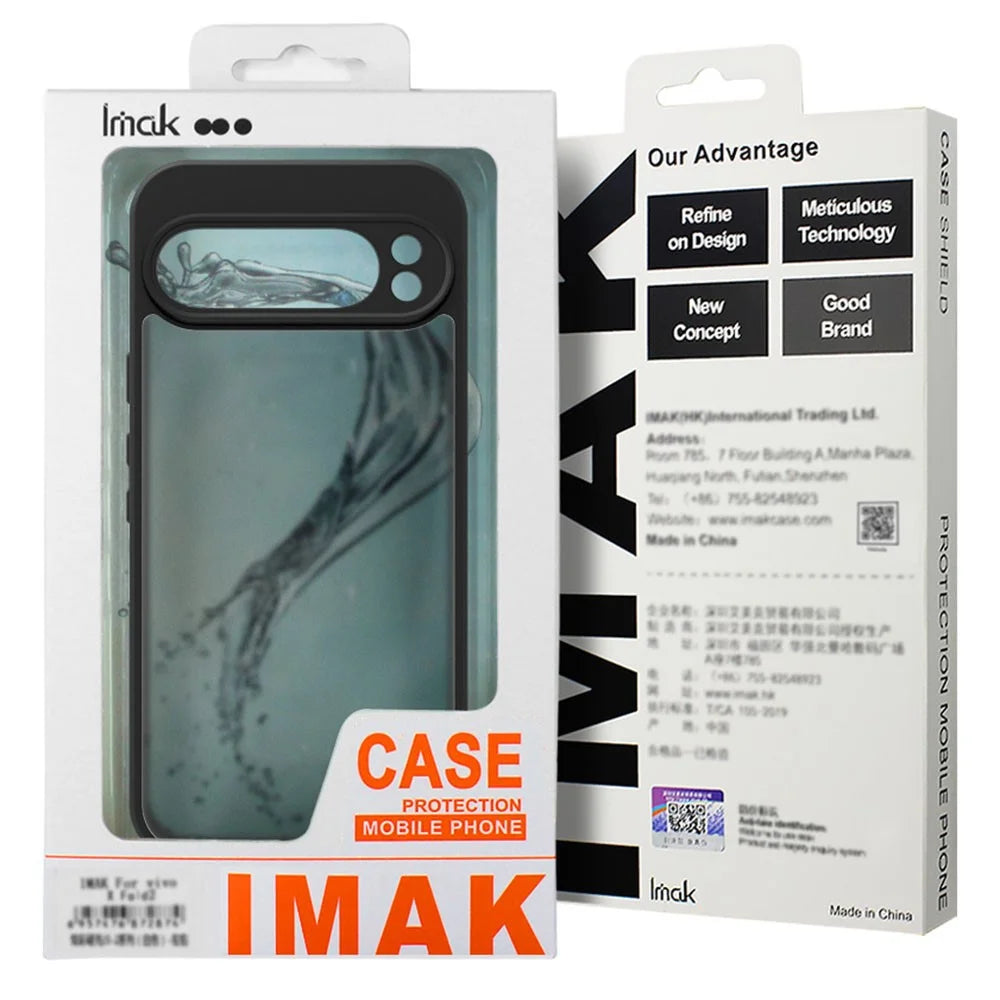 IMAK UX-9B Series for Google Pixel 9 Pro / Pixel 9 Case Tiny Airbag PC+TPU Matte Phone Cover - 6