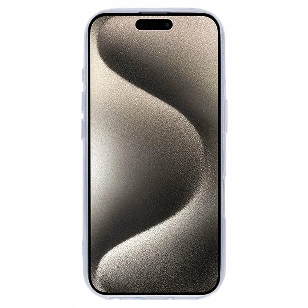 KIGC For iPhone 16 Pro Clear Case TPU+PC Protective Shockproof Phone Cover - 2