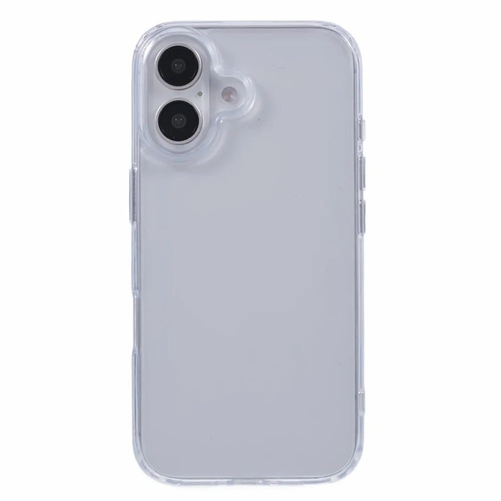KIGC For iPhone 16 Plus Clear Case TPU+PC Protective Shockproof Phone Cover - 3