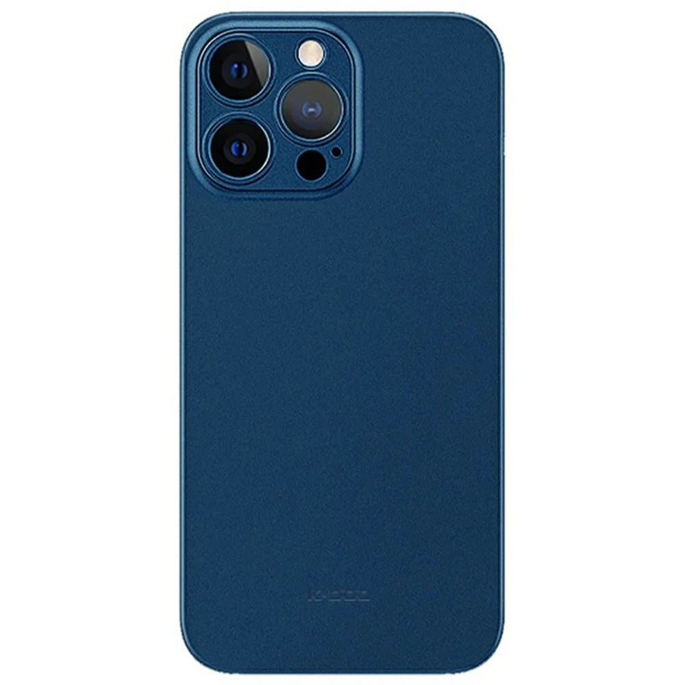 KZDOO Air Skin Series for iPhone 16 Pro Max Case Frosted Back Ultra Thin PP Phone Cover - Navy Blue - 1