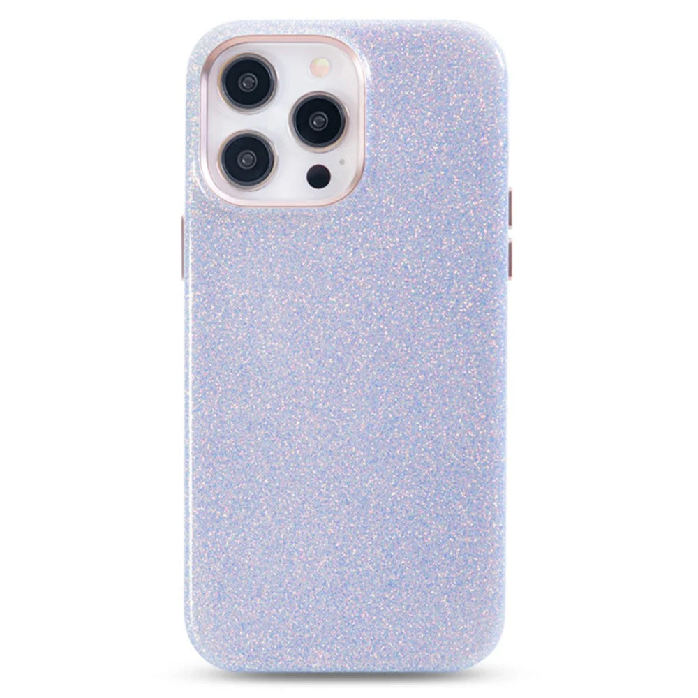 KZDOO Sparkle Series for iPhone 16 Pro Case TPU+PC Shining Anti-Drop Phone Protector - Blue - 2