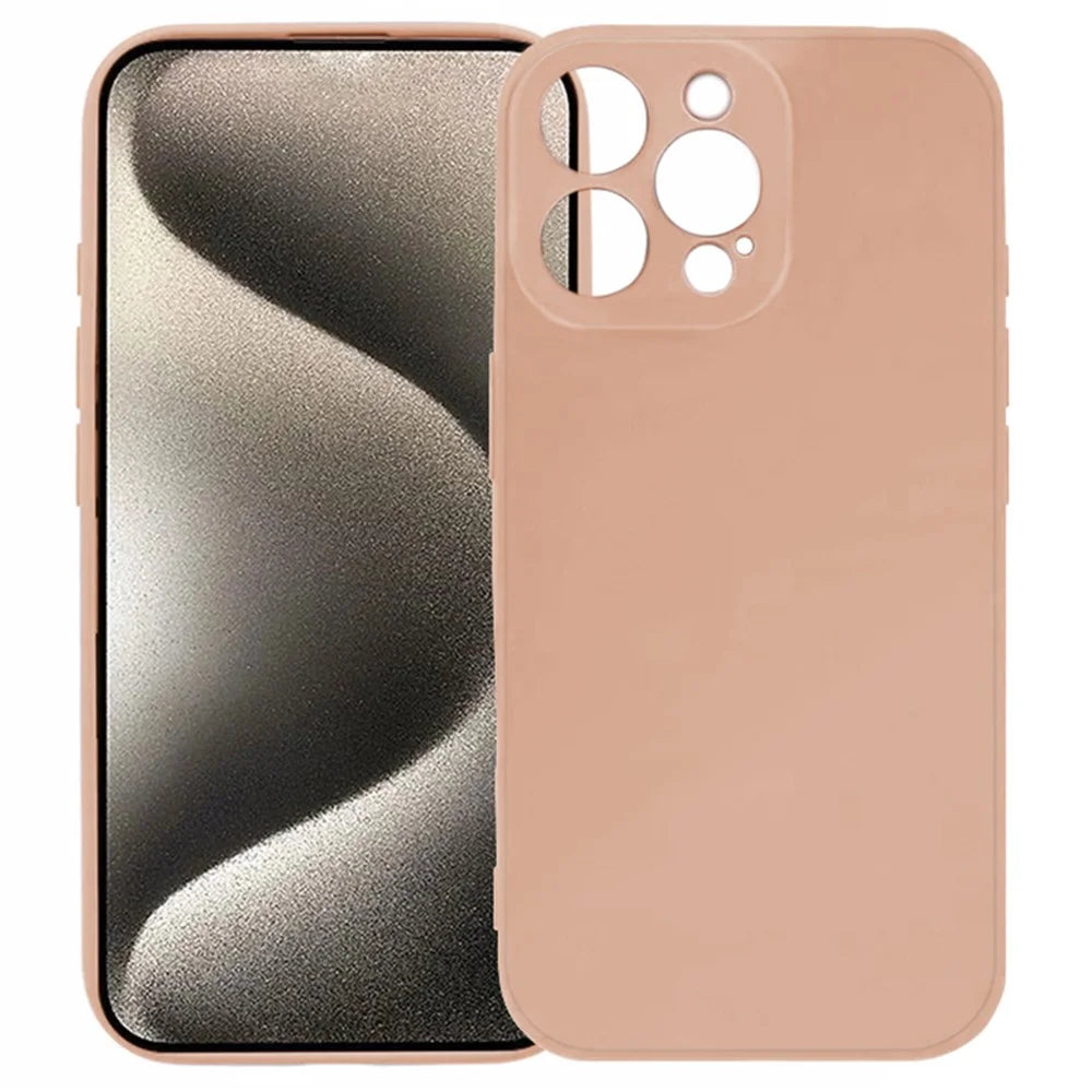 KALEBOL KLB-TPU003 For iPhone 13 Pro Max Case Anti-Scratch Solid Color TPU Phone Cover - Pink - 2
