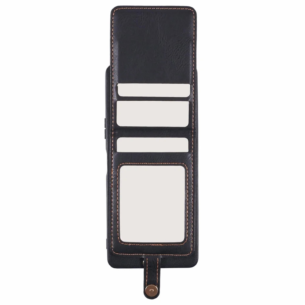 For Sony Xperia 10 VI Phone Case with Galaxy Card Bag Kickstand RFID Blocking - 4