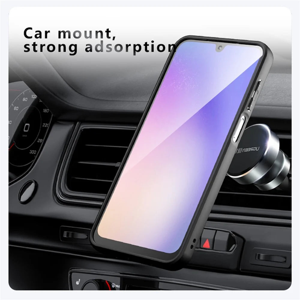 For Samsung Galaxy A16 5G / A16 4G Magnetic Case TPU+PC Matte Phone Cover - 3