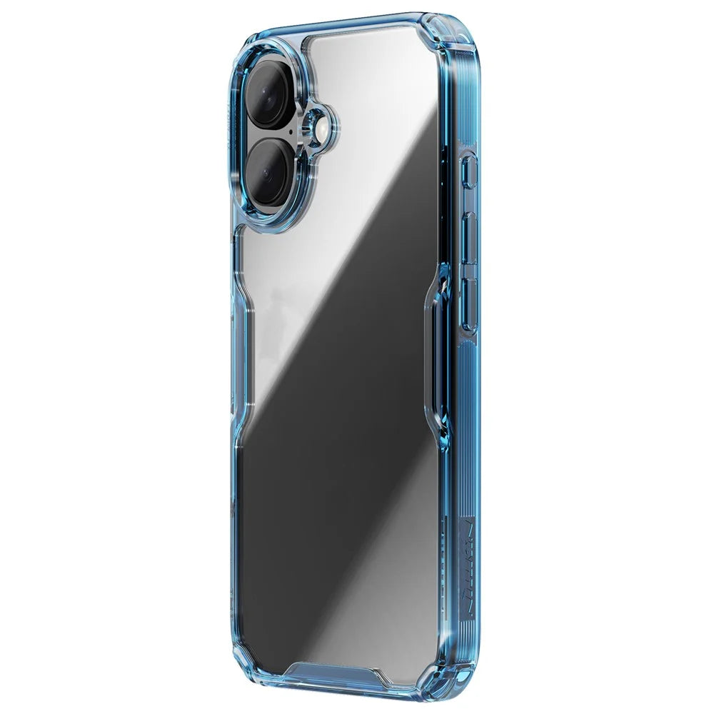 NILLKIN Pro Series for iPhone 16 Case TPU+PC Ultra Clear Phone Case - Blue - 2