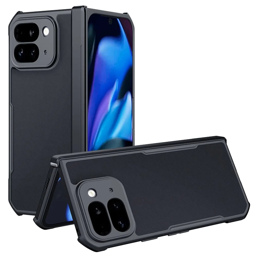 XUNDD For Google Pixel 9 Pro Fold 5G Case Dropproof TPU + Acrylic Clear Back Phone Cover - 1