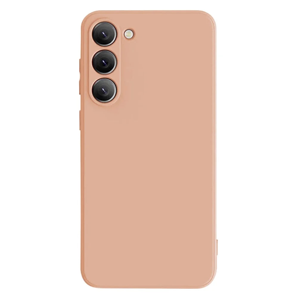 KALEBOL KLB-TPU003 For Samsung Galaxy S23+ Case Anti-Scratch Solid Color TPU Phone Cover - Pink - 1