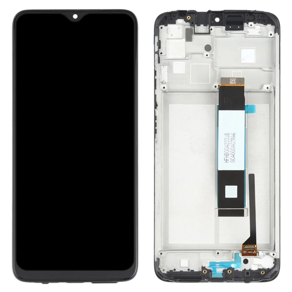 LCD Screen and Digitizer Assembly + Frame for Xiaomi Poco M3 / Redmi Note 9 4G (Qualcomm) / Redmi 9T Cell Phone Replacement Parts (Grade C, Without Logo) - 1