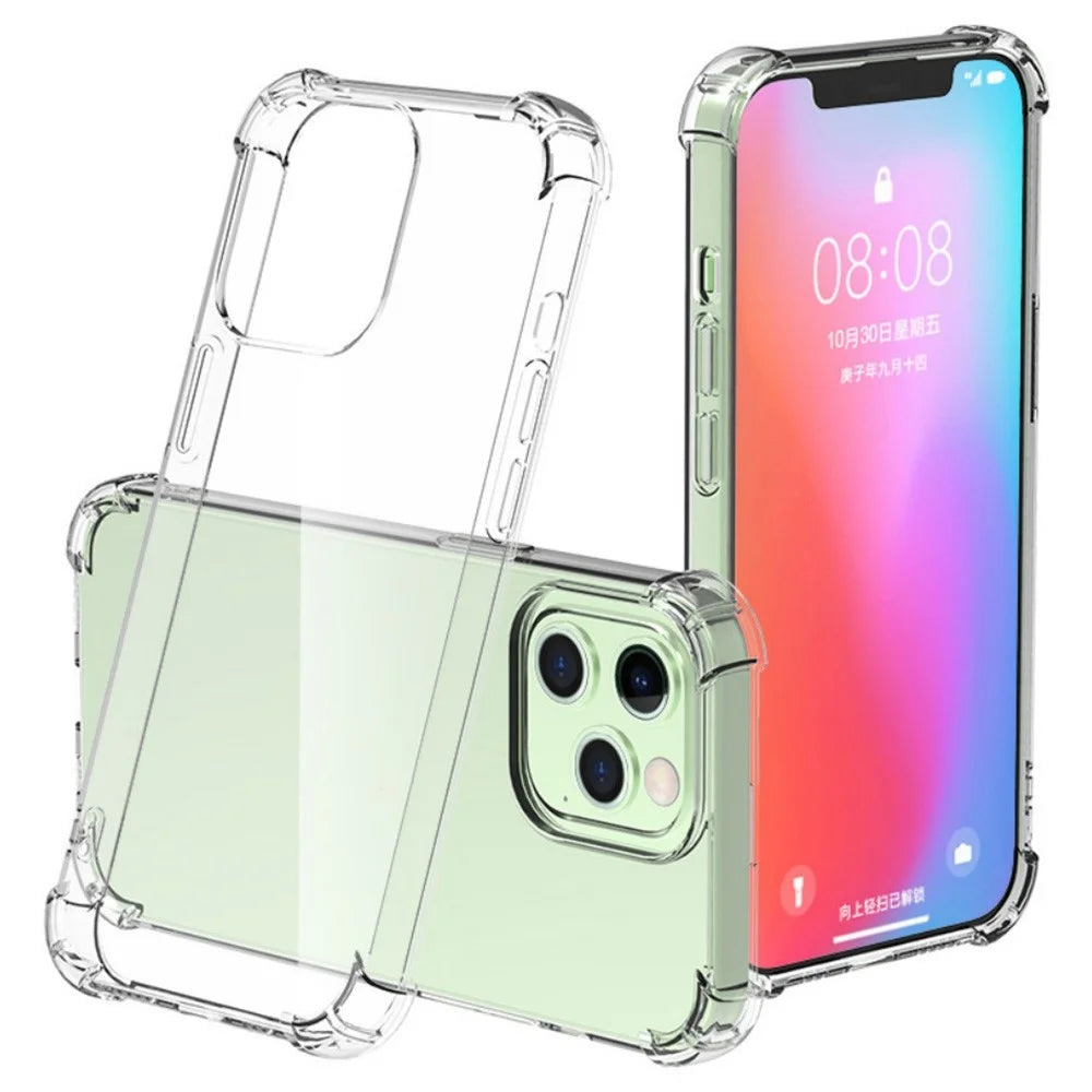 Bulk Purchasing For iPhone 16 Pro Clear Phone Case Reinforced Corner TPU Cover (Precise Cutout) - 1