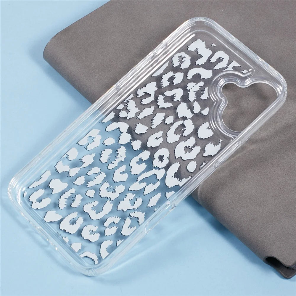 For Samsung Galaxy A06 4G TPU Case Pattern Printing Shockproof Airbag Phone Cover - Small Leopard - 3