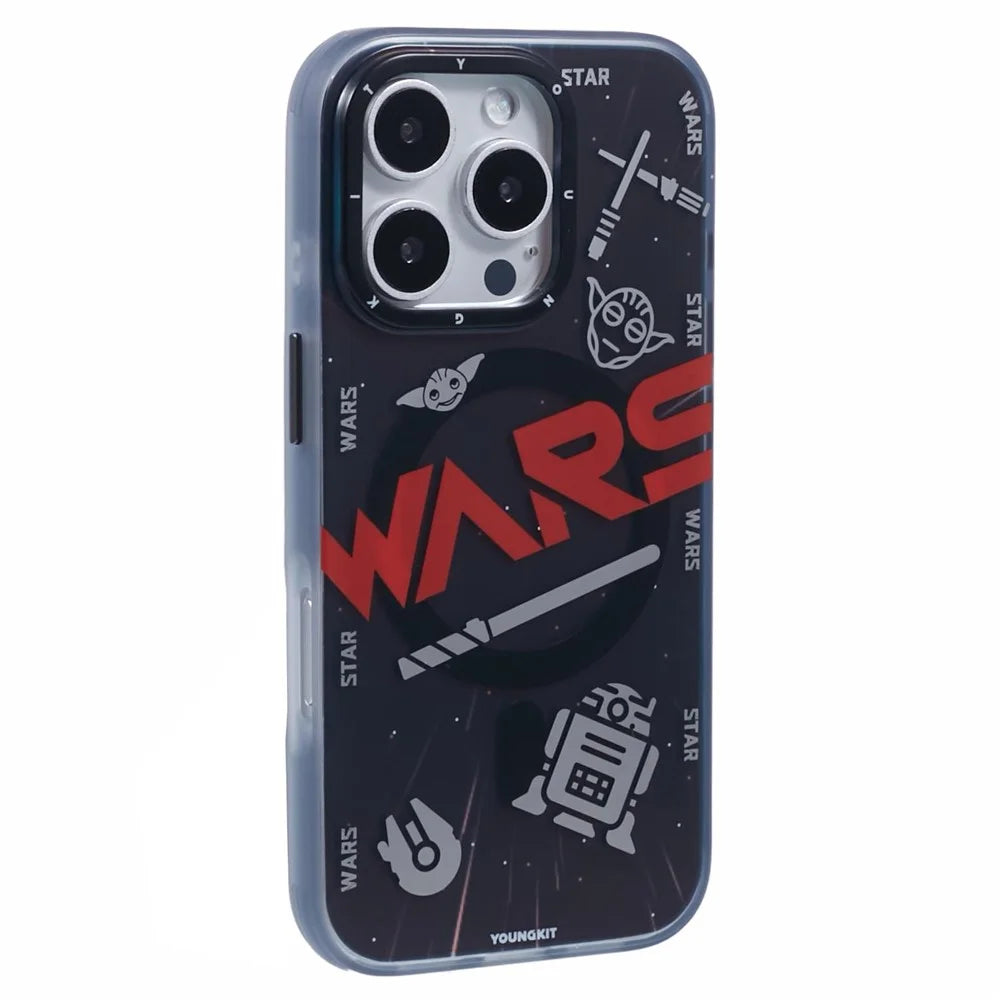 YOUNGKIT Interstellar Series for iPhone 16 Pro Max Case Compatible with MagSafe IMD TPU Phone Cover - Star Wars - 1