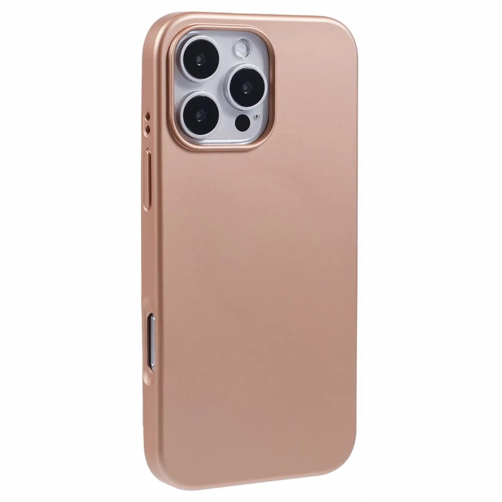 X-LEVEL For iPhone 16 Pro Case Compatible with MagSafe Honeycomb Inner TPU Back Cover - Titanium Gold - 1