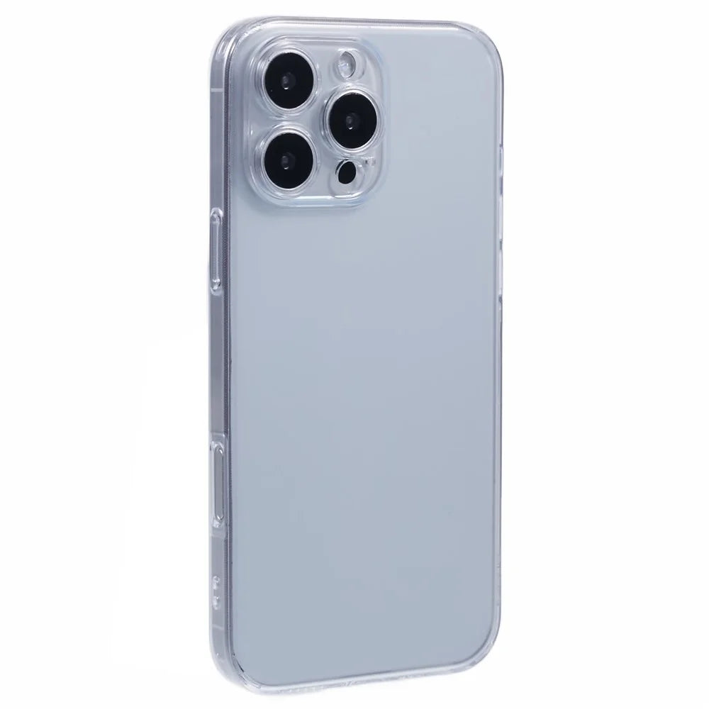 X-LEVEL For iPhone 16 Pro Case Precise Cutout Matte Tempered Glass+TPU Phone Cover - Transparent - 1