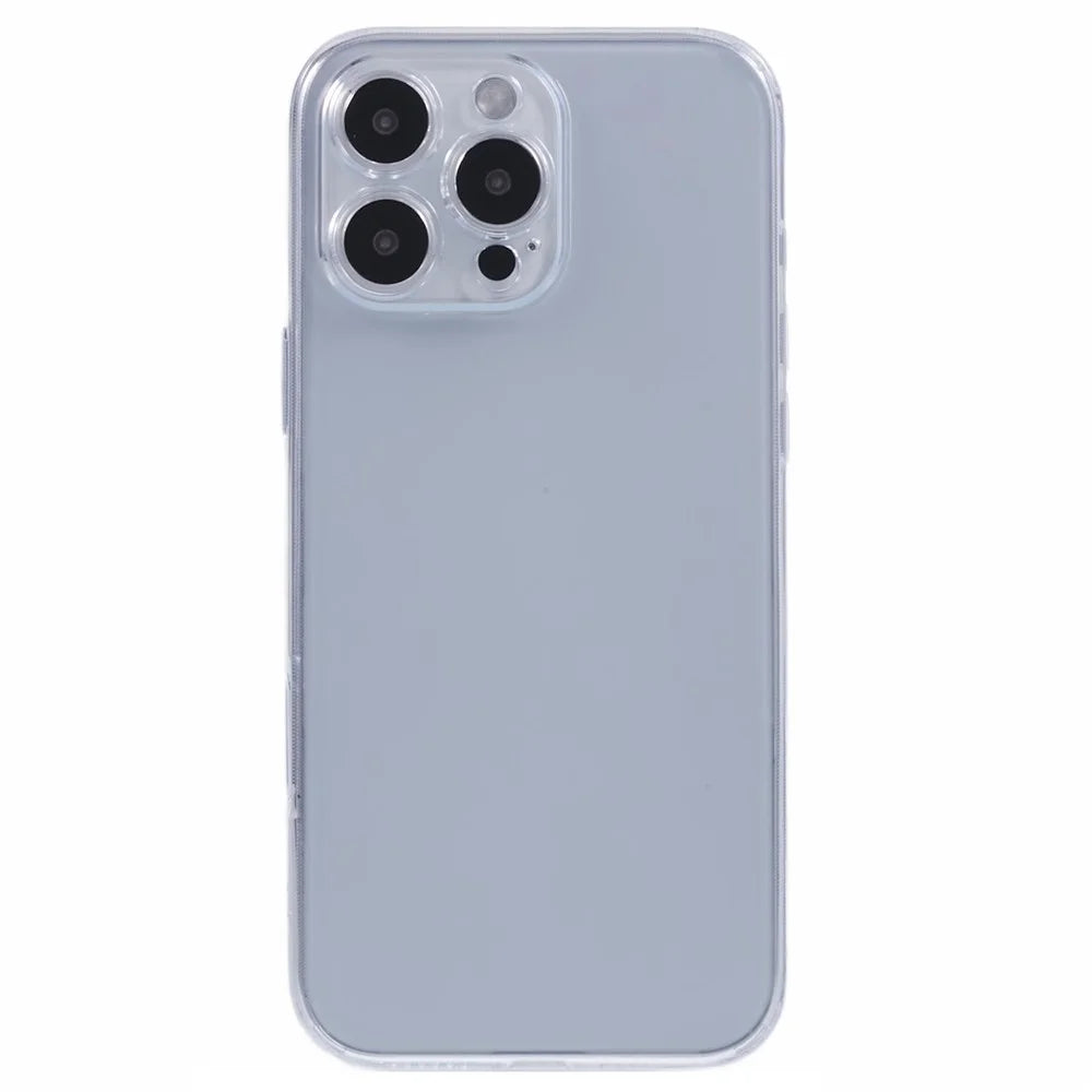 X-LEVEL For iPhone 16 Pro Case Precise Cutout Matte Tempered Glass+TPU Phone Cover - Transparent - 3