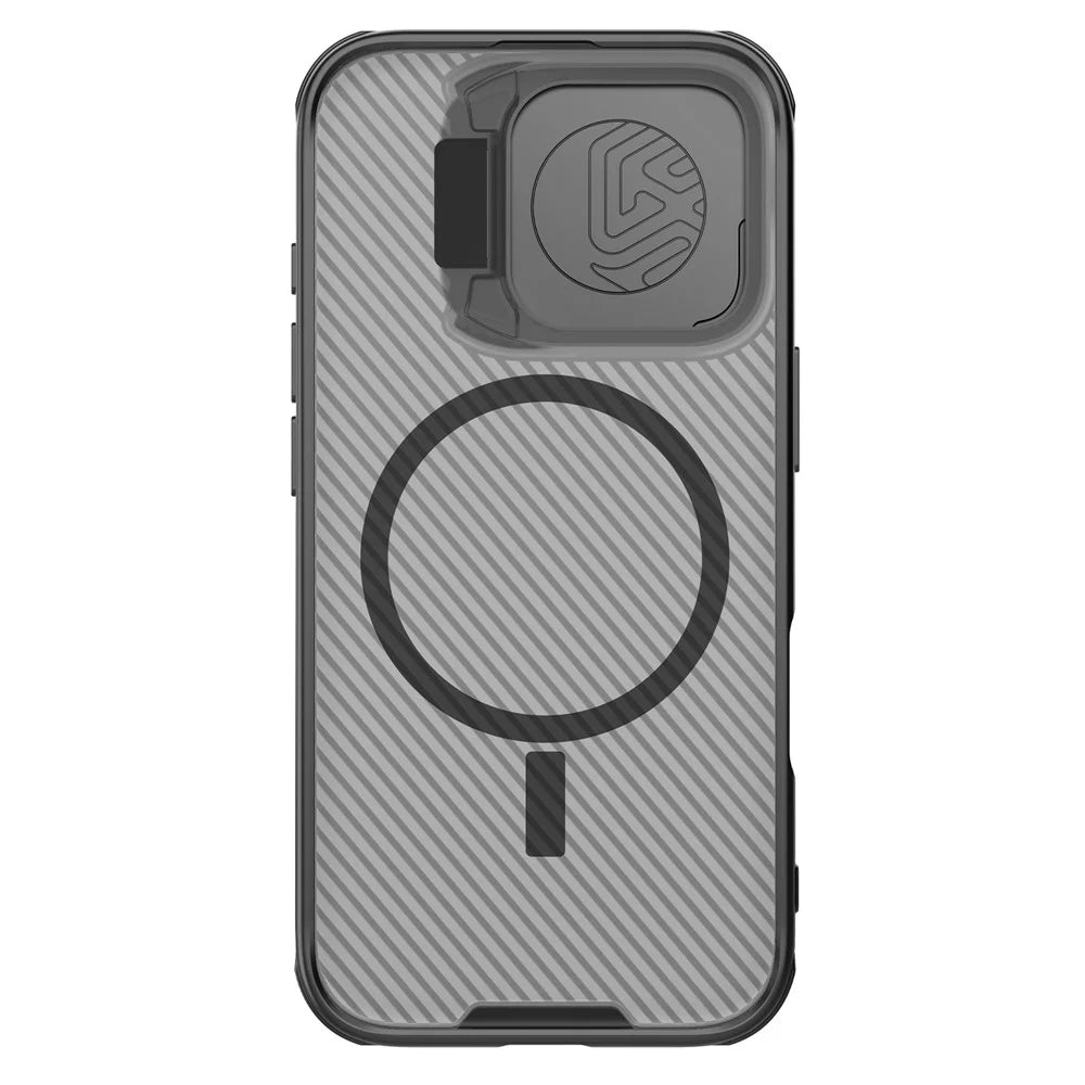 NILLKIN Camshield Prop Magnetic Translucent Series for iPhone 16 Pro Max Case Compatible with MagSafe TPU+PC Phone Cover with Camera Lid - 4