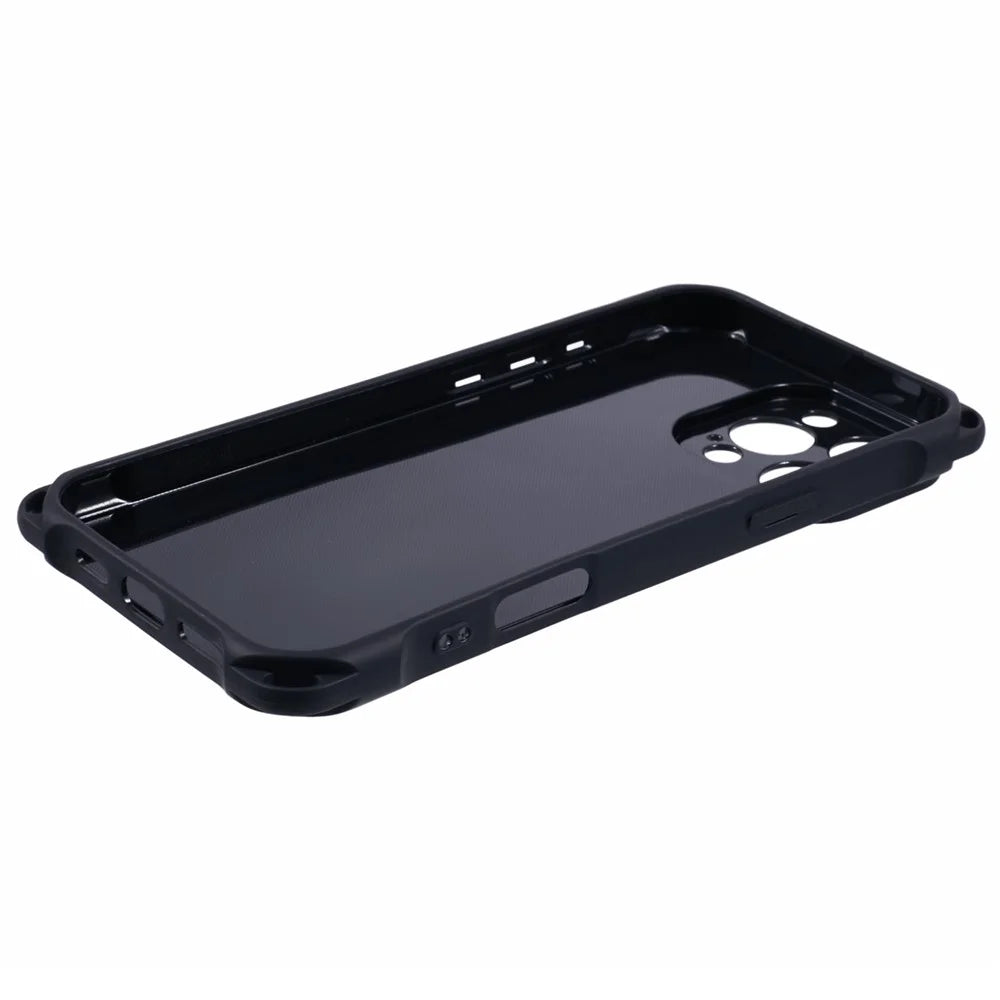 For iPhone 16 Pro Case Reinforced Corner Protection TPU Phone Cover - Black - 4