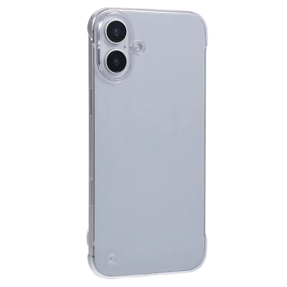 For iPhone 16 Case Transparent PC Borderless Phone Cover - 3