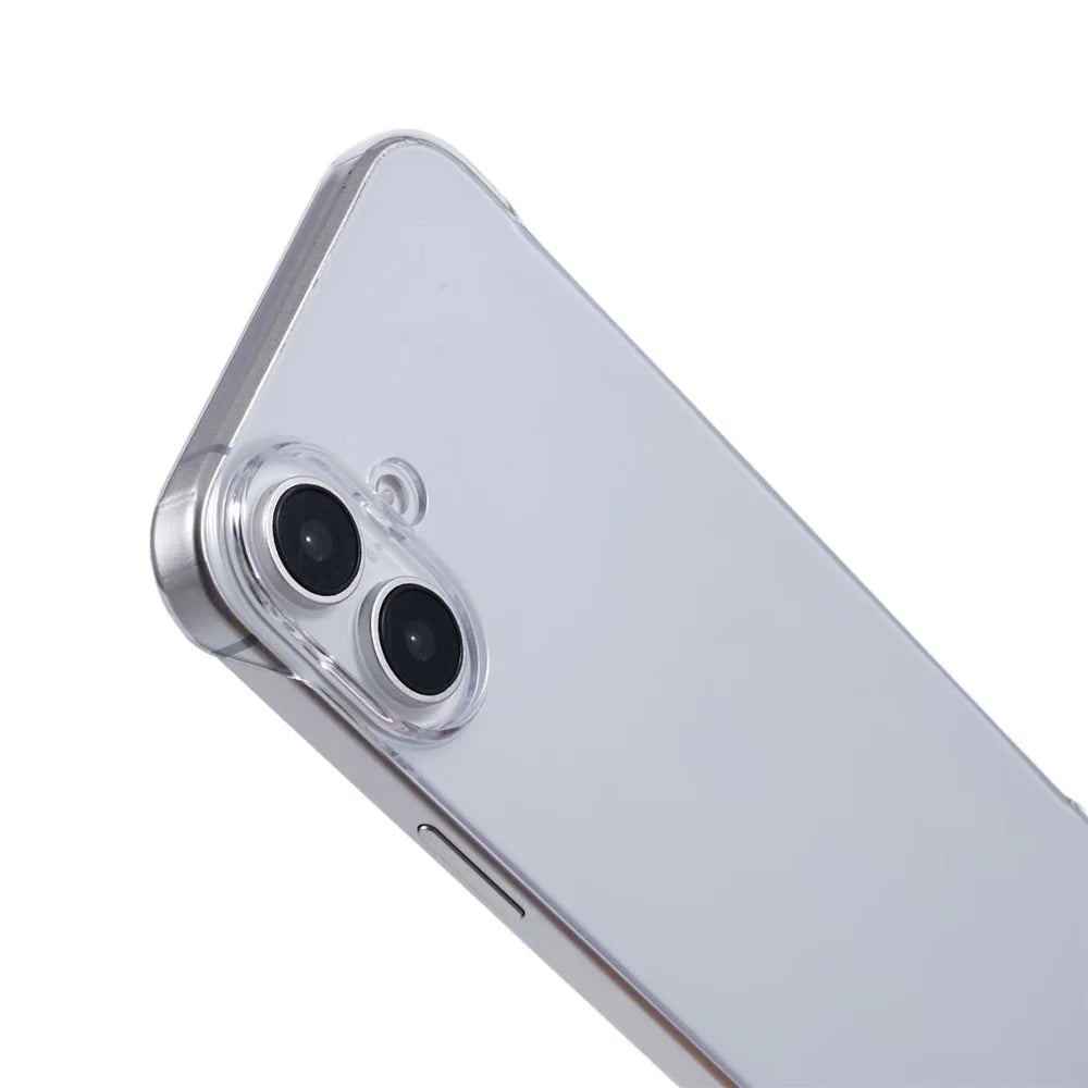 For iPhone 16 Case Transparent PC Borderless Phone Cover - 6