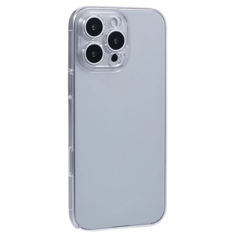 For iPhone 16 Pro Max Case Shock-Absorption Hard PC Phone Cover Transparent (Precise Lens Cutouts) - 1