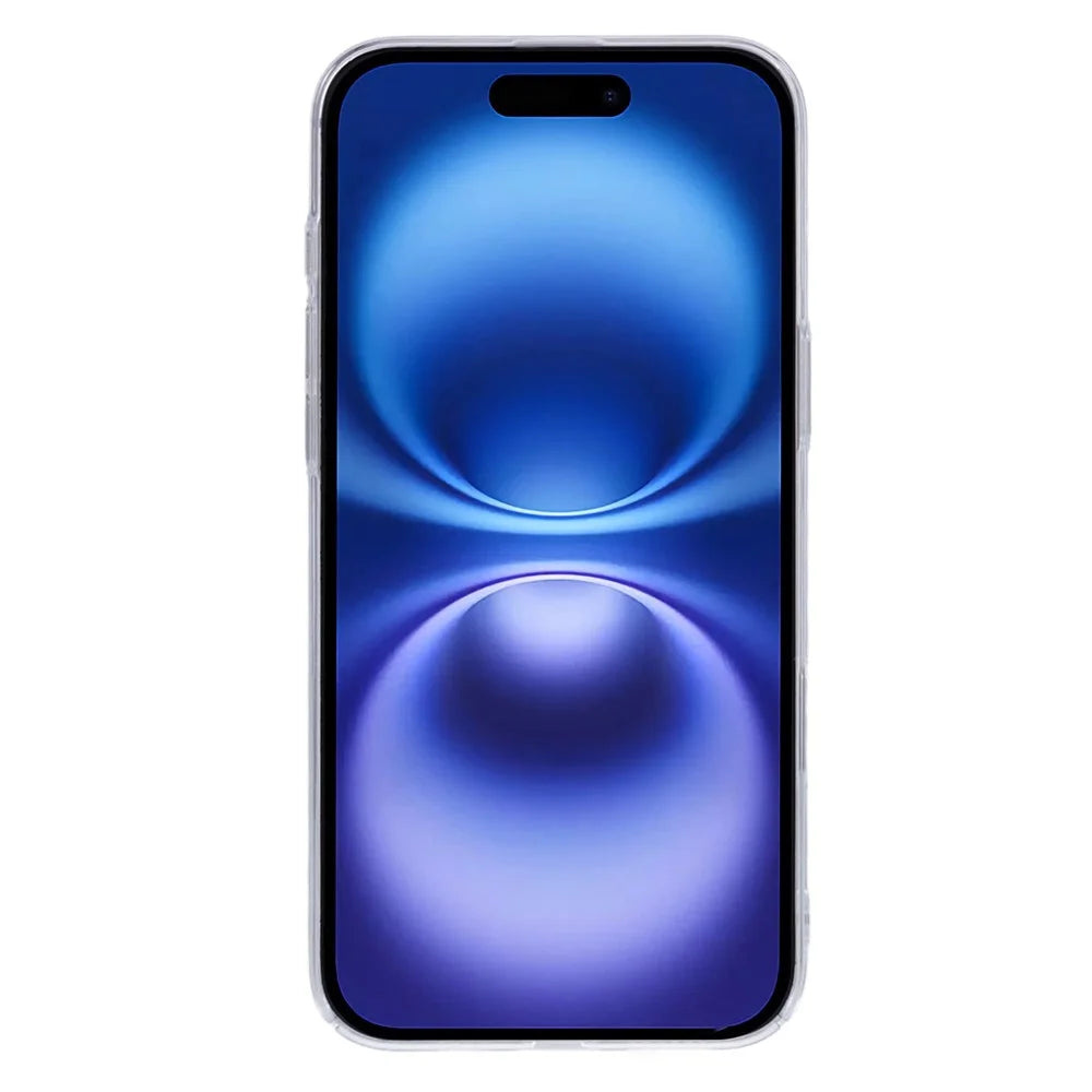For iPhone 16 Case Shock-Absorption Hard PC Phone Cover Transparent (Precise Lens Cutouts) - 2