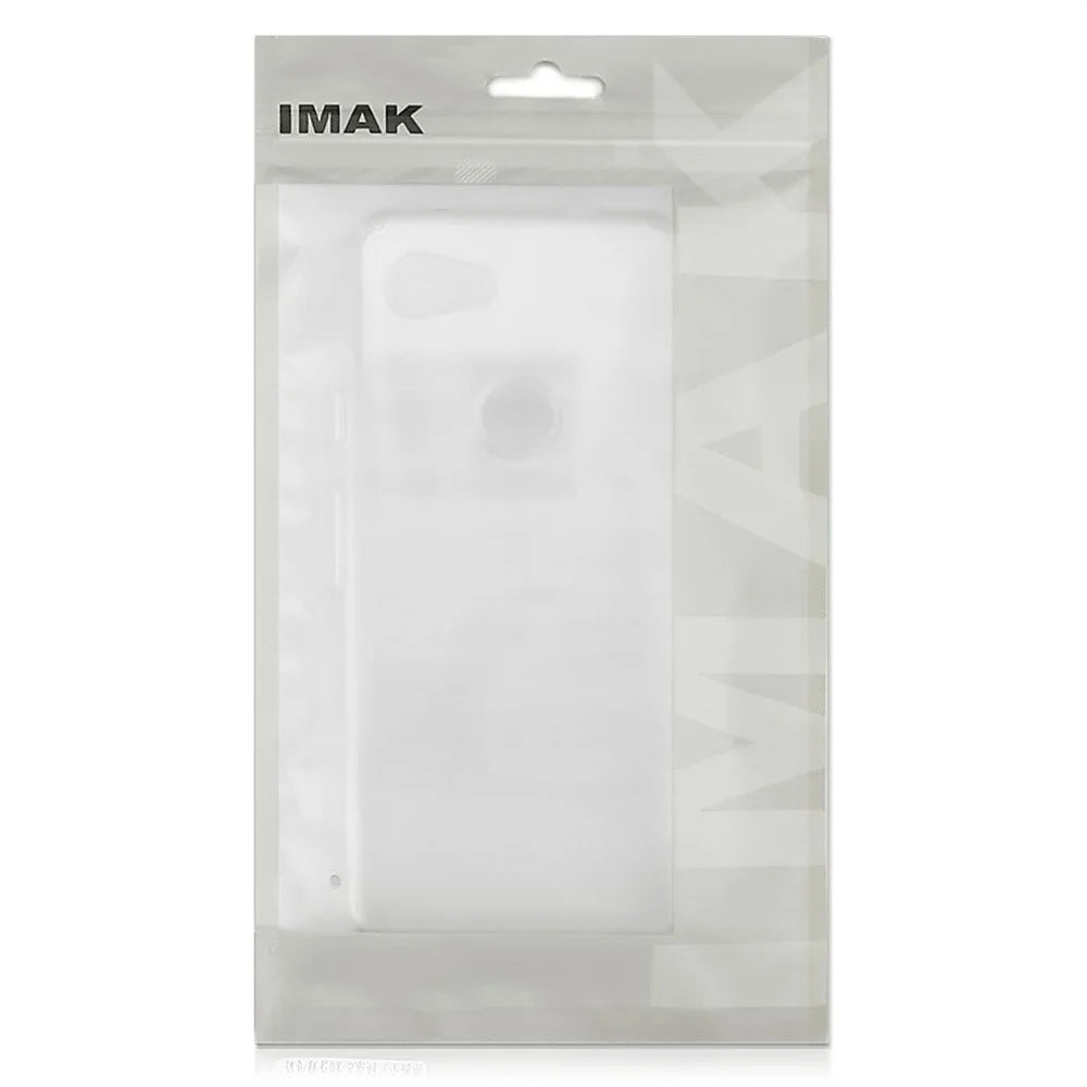 IMAK UX-4 Series for Samsung Galaxy S22 Ultra 5G Case Straight Frame Four Corner Shockproof Clear TPU Cover - 4