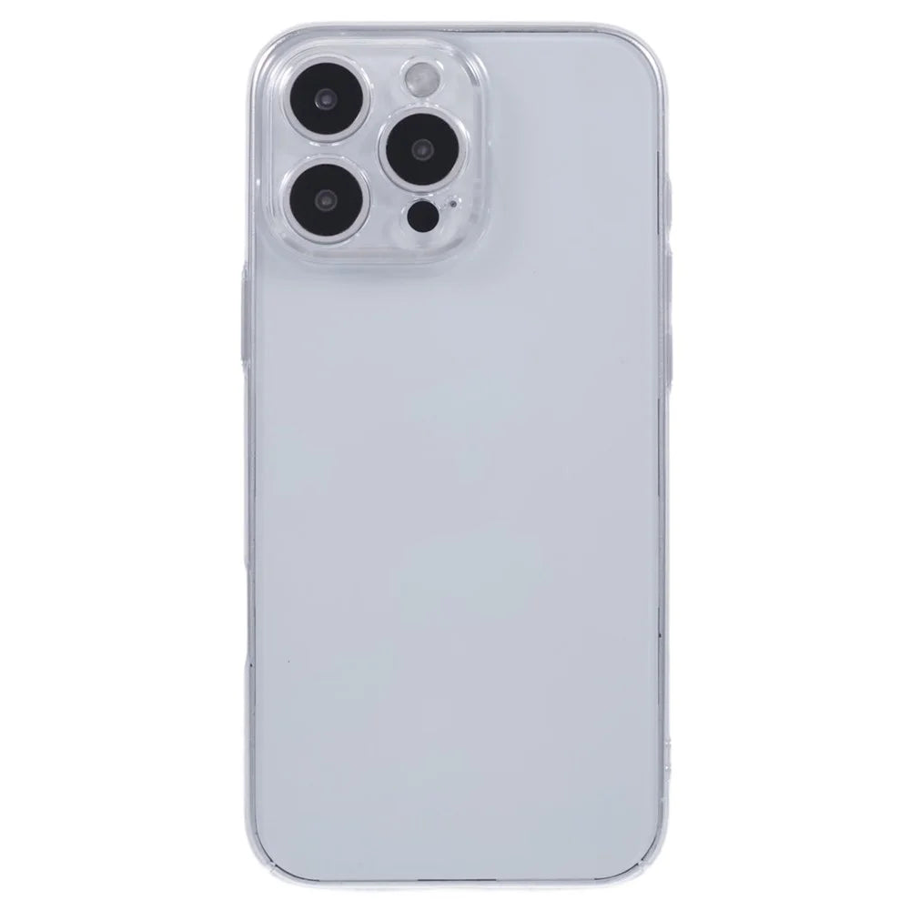 For iPhone 16 Pro Case Shock-Absorption Hard PC Phone Cover Transparent (Precise Lens Cutouts) - 3