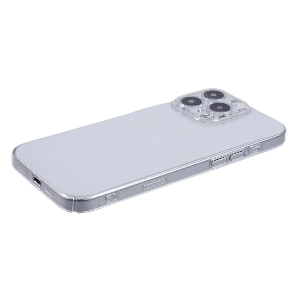 For iPhone 16 Pro Case Shock-Absorption Hard PC Phone Cover Transparent (Precise Lens Cutouts) - 5