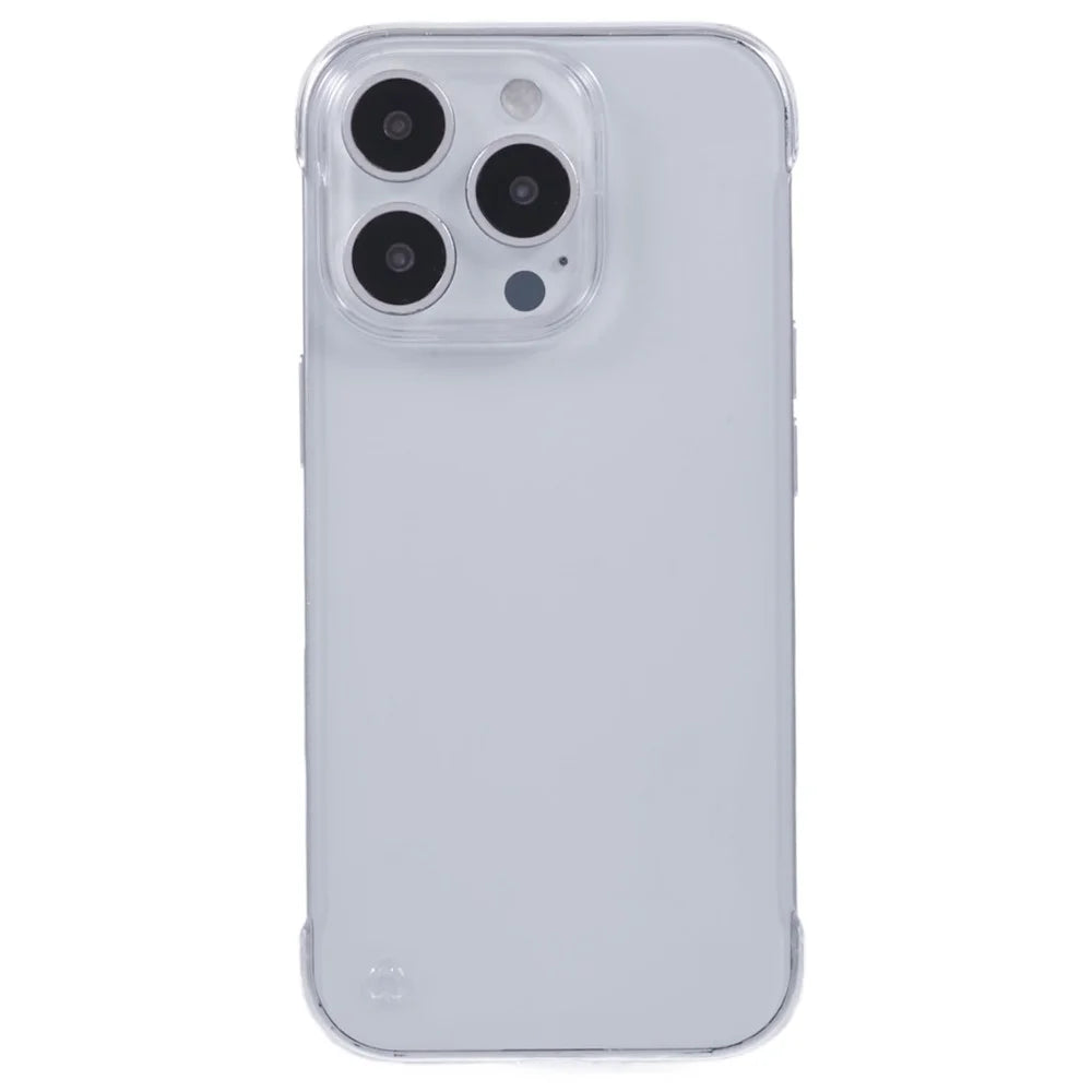 For iPhone 16 Pro Max Case Transparent PC Borderless Phone Cover - 3