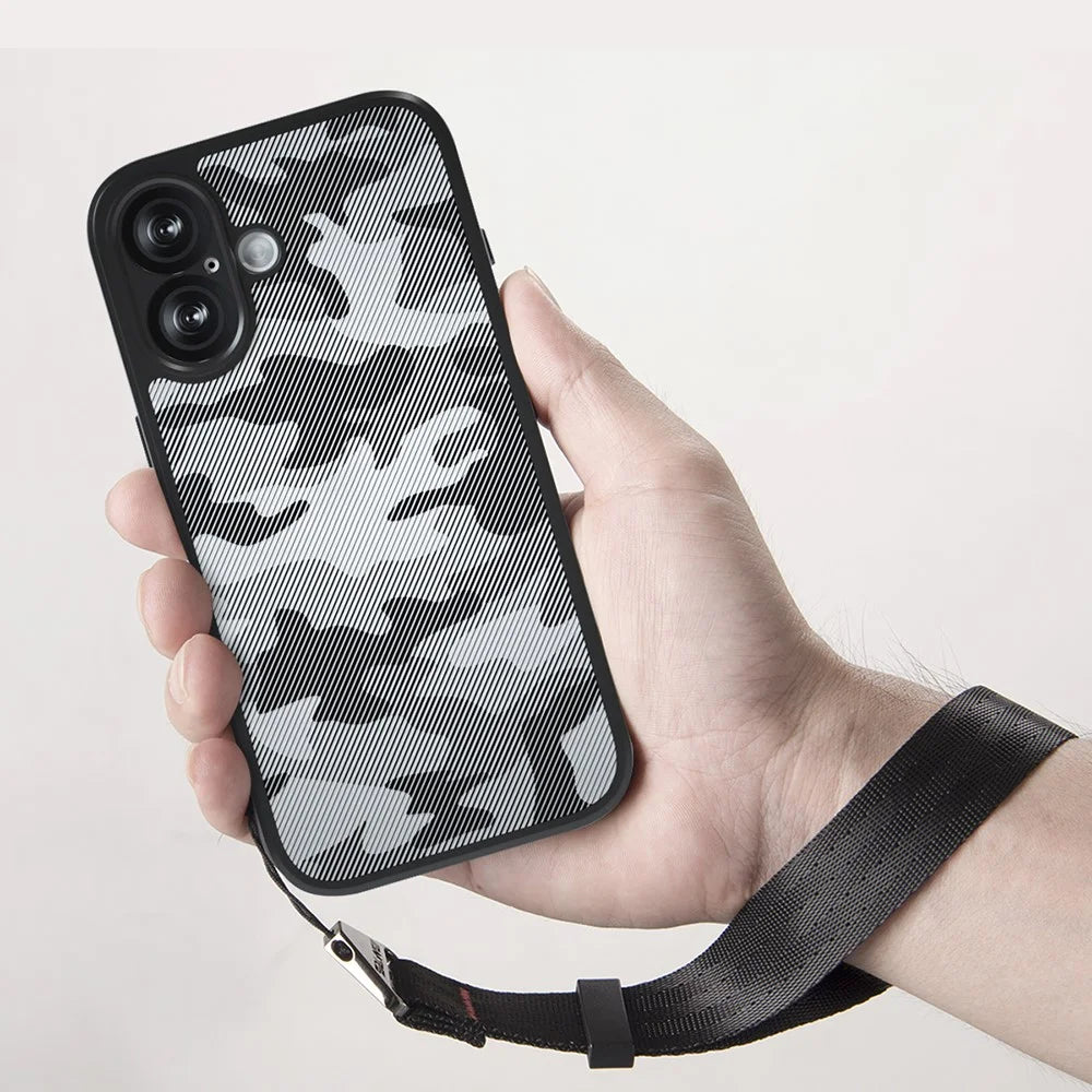 IBMRS For iPhone 16 Case TPU + PC Heavy Duty Shockproof Phone Cover Camera Protection - Artistic Camouflage - 2