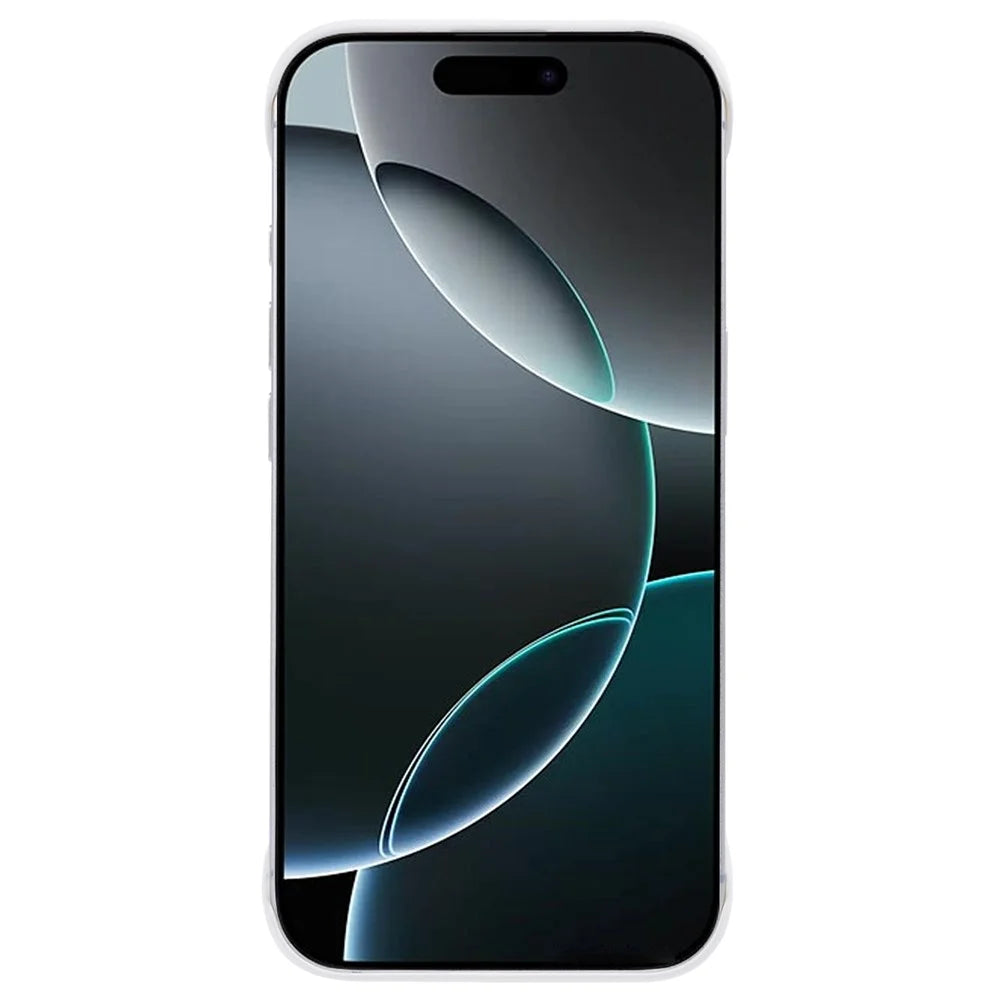 For iPhone 15 Pro Case Hard PC Frameless Heat Dissipation Phone Cover - White - 2