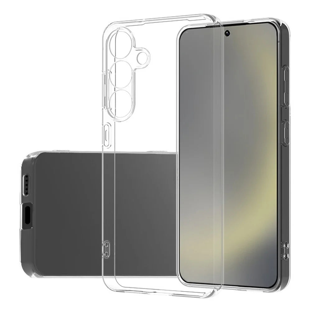 For Samsung Galaxy S25 Case Ultra-Thin Flexible TPU Clear Phone Cover - 1