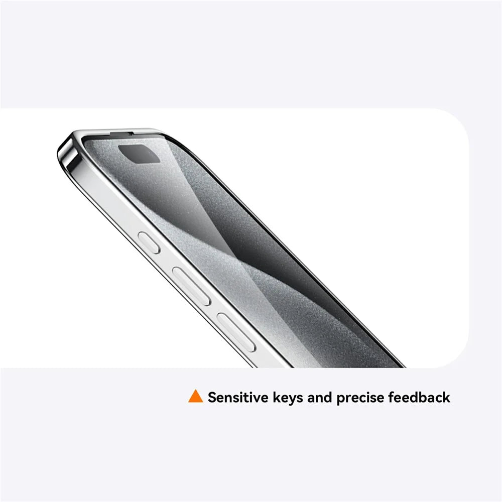 SULADA For iPhone 16 Plus Case Electroplating Ultra Clear Soft TPU Phone Cover with PU Wrist Strap - White - 3