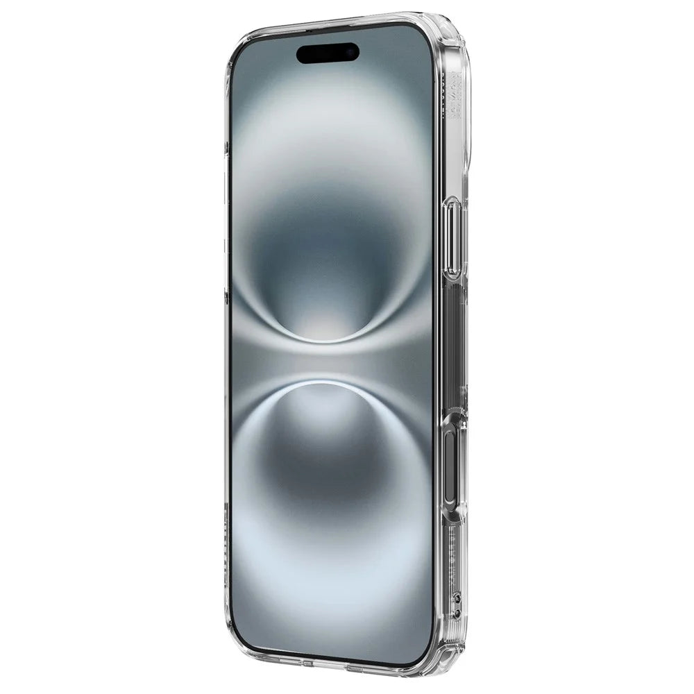 NILLKIN Pro Series for iPhone 16 Plus Case Compatible with MagSafe TPU+PC Ultra Clear Phone Case - Transparent - 5