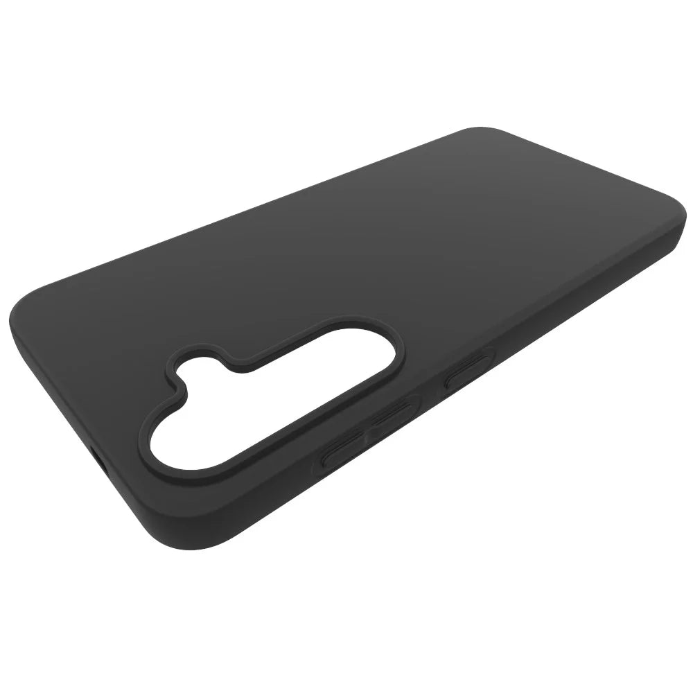10Pcs / Pack For Samsung Galaxy S25 Case Anti-Fingerprint Soft TPU Protective Cover - Black - 3